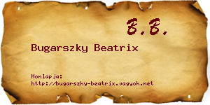 Bugarszky Beatrix névjegykártya
